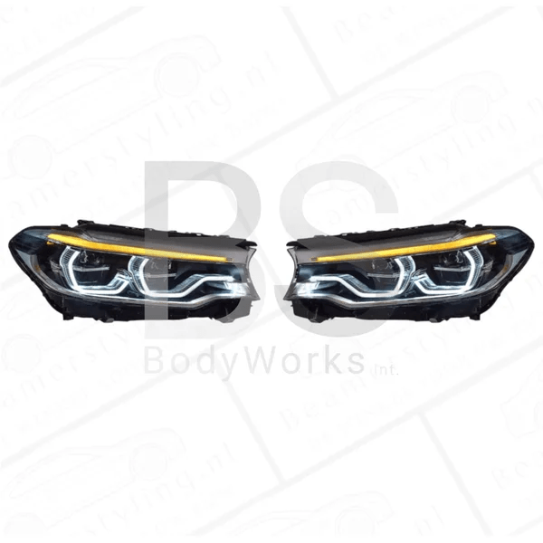 Koplampen Set - BMW G30 / G31 - Angel Eyes - Full LED - 2017-2020 - Beamerstyling.nl
