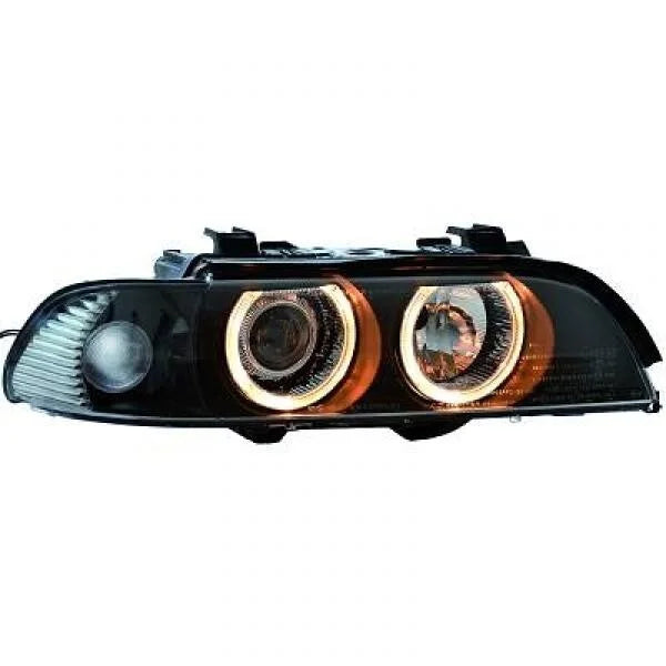 Angel Eyes Koplampen Zwart D2S BMW 5 Serie E39 2000-2003