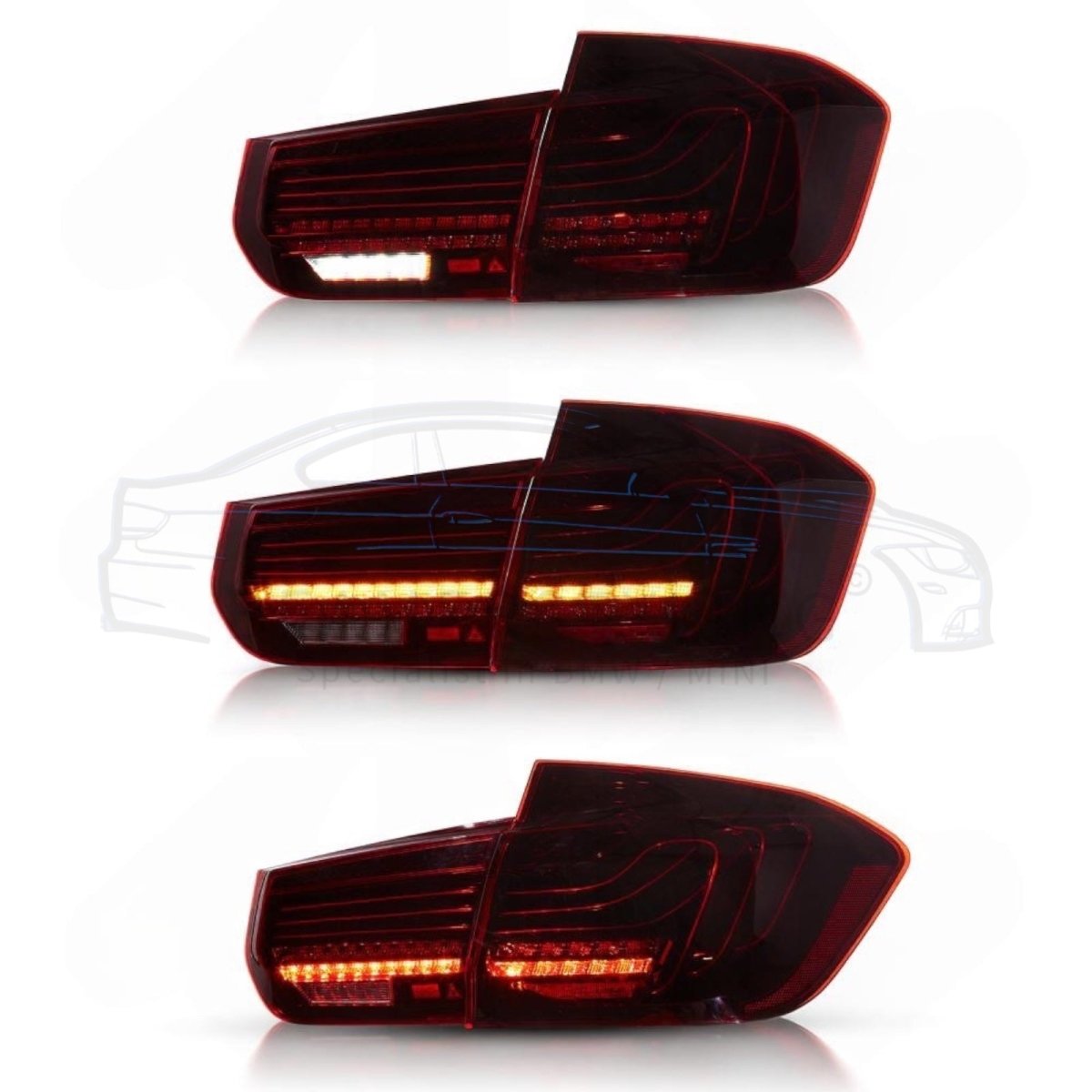 Laser Achterlichten - BMW F30 / F80 - Rood | 2012 - 2019 - Beamerstyling.nl