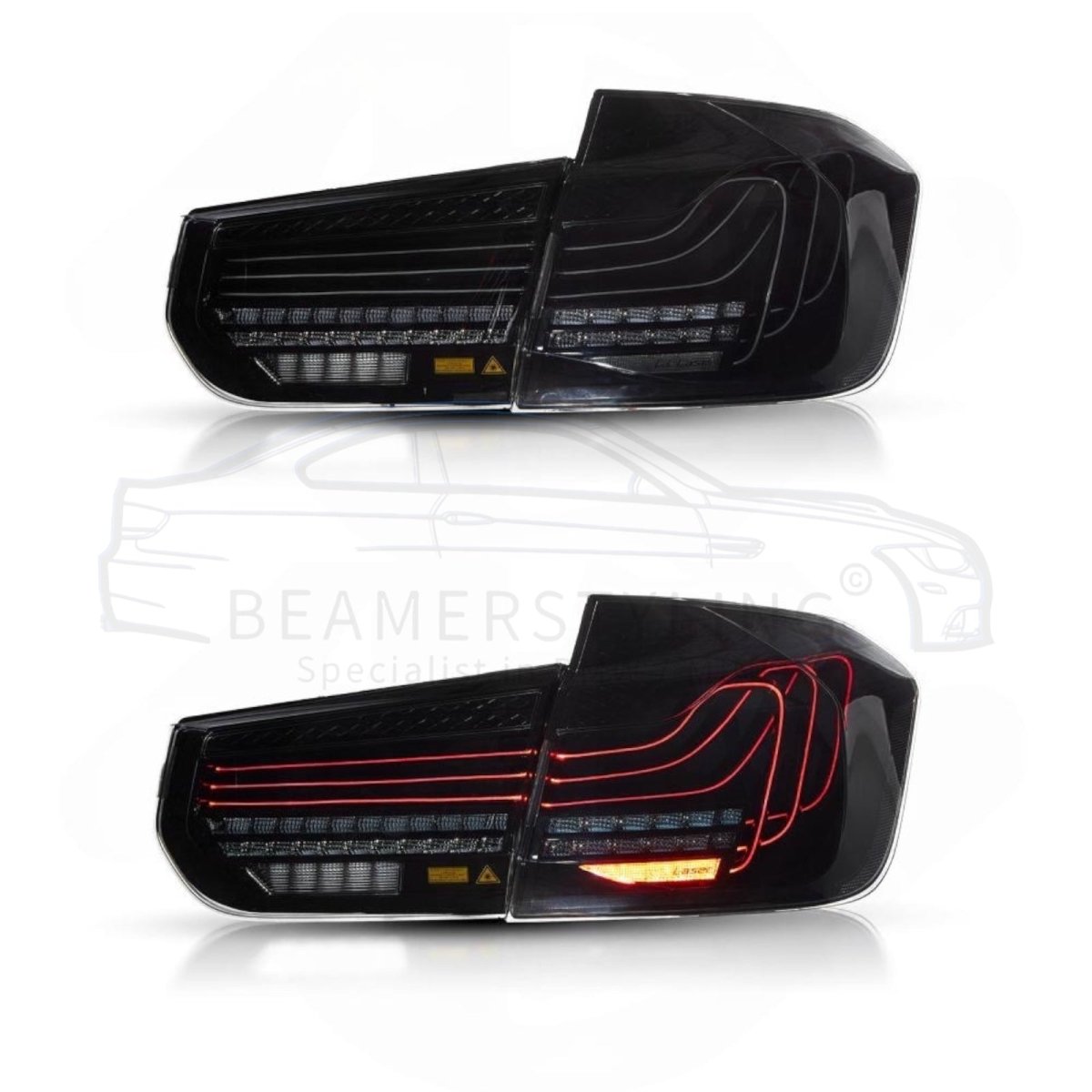Laser Achterlichten - BMW F30 / F80 - Smoke | 2012 - 2019 - Beamerstyling.nl