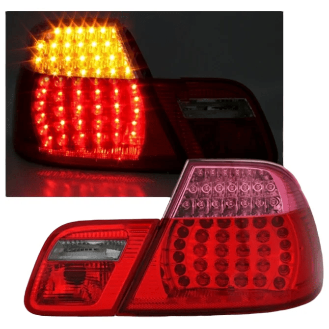LED Achterlichten - BMW E46 Coupé - Rood - Facelift Design | 99 - 03 - Beamerstyling.nl