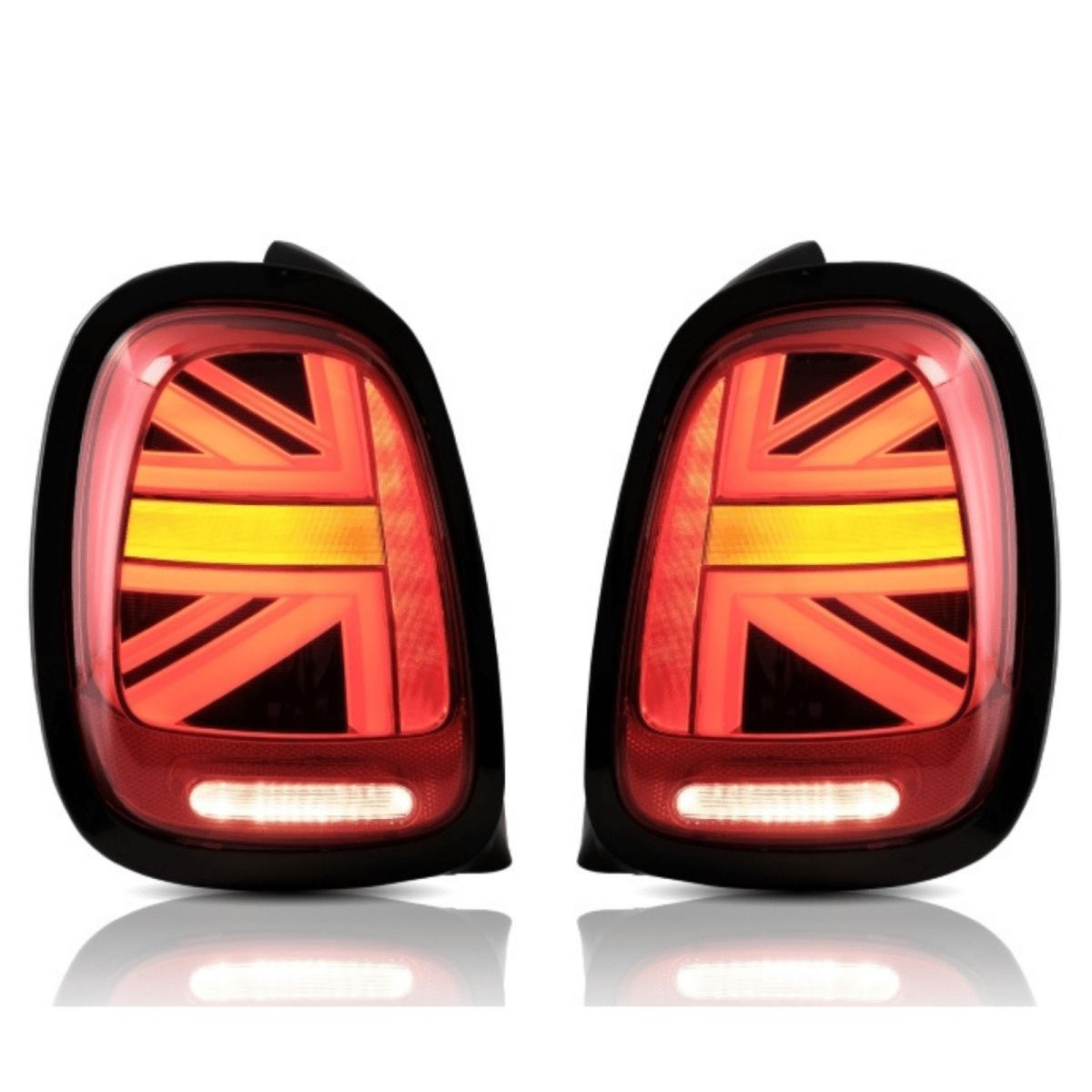 LED Achterlichten - Mini F55 F56 F57 - Rood - Union Jack Design - Dynamisch | 14-20 - Beamerstyling.nl