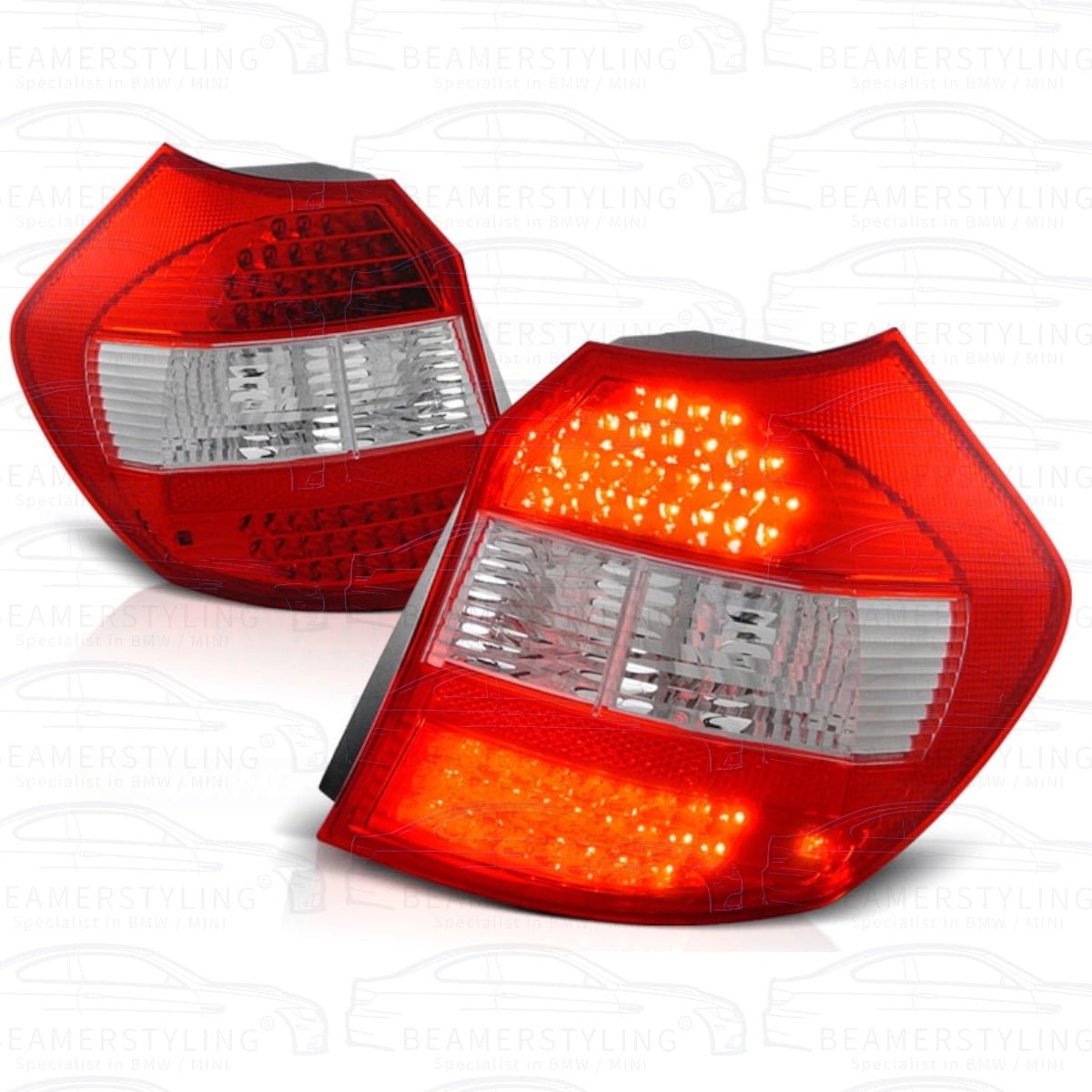 LED Achterlichten Set - BMW 1 Serie E87 - Rood | 2004-2007 - Beamerstyling.nl