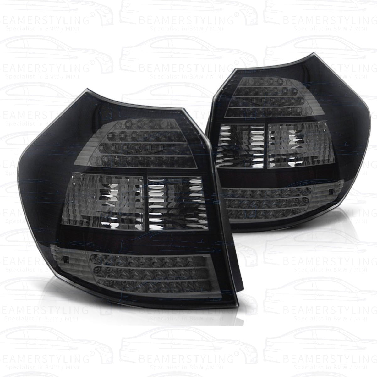 LED Achterlichten Set - BMW 1 Serie E87 - Smoke | 2004-2007 - Beamerstyling.nl