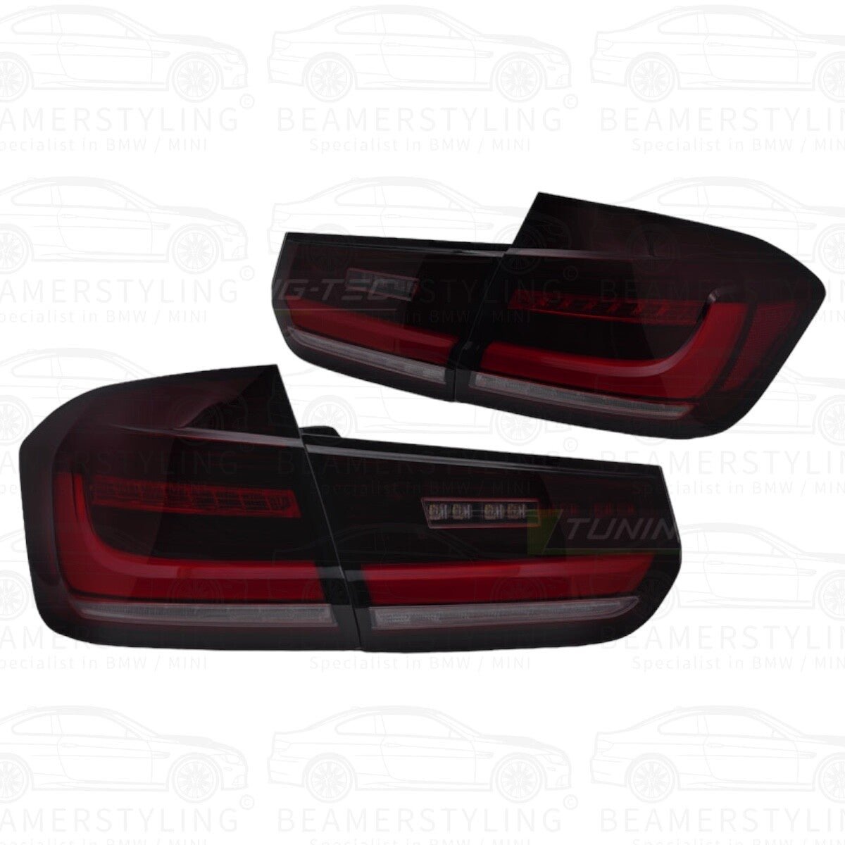 LED Bar Achterlichten - BMW F30 Sedan - Full LED | 12 - 19 - Beamerstyling.nl