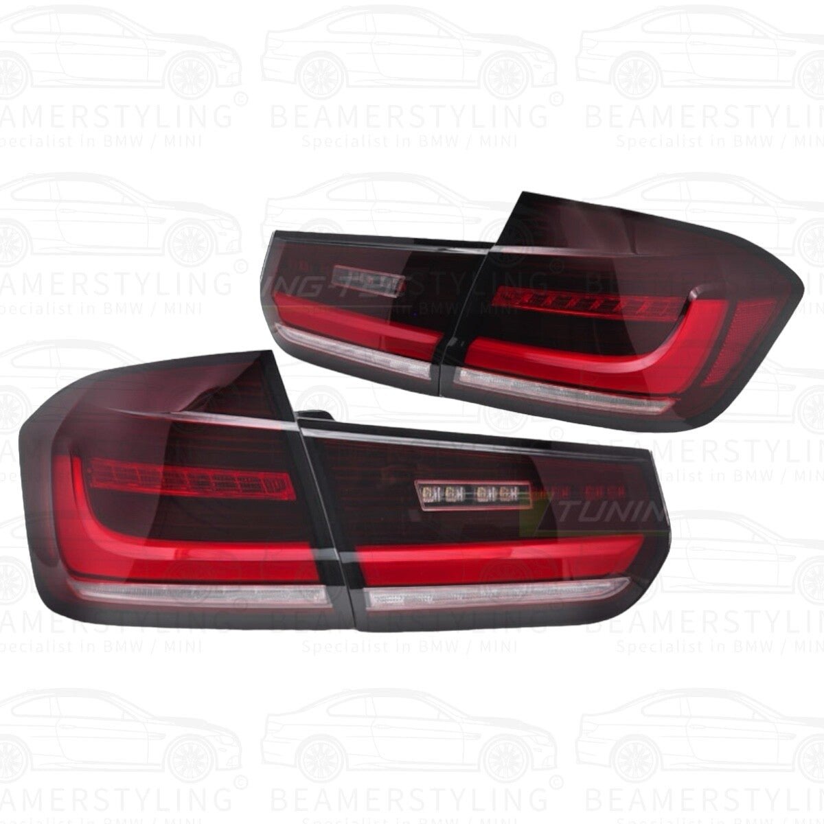 LED Bar Achterlichten - BMW F30 Sedan - Full LED | 12 - 19 - Beamerstyling.nl