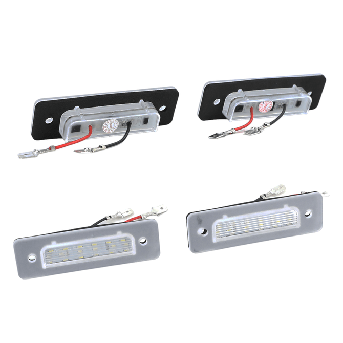 LED Kenteken Verlichting - Voor BMW E30/E12/E28/E24/E23/Z1 - 6000K Wit LED - Beamerstyling.nl