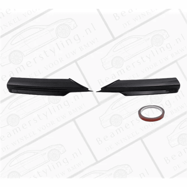 M Pakket Splitters Carbon Look BMW E90 / E91 2005-2008 - Beamerstyling.nl