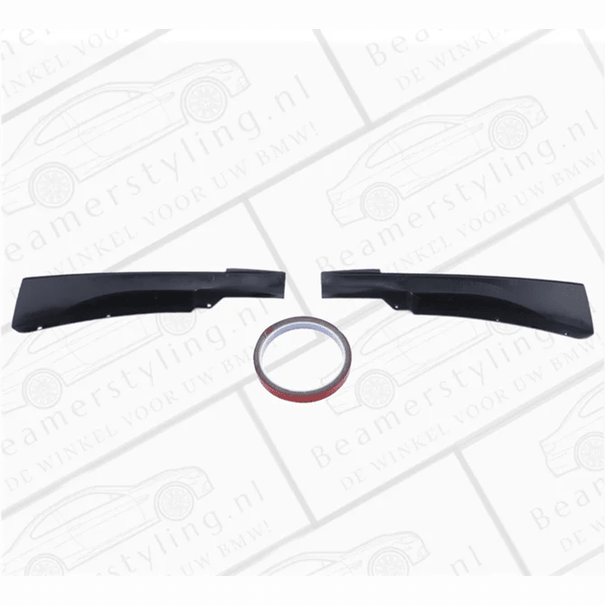M Pakket Splitters Glanzend Zwart BMW E90 / E91 2008-2013 - Beamerstyling.nl