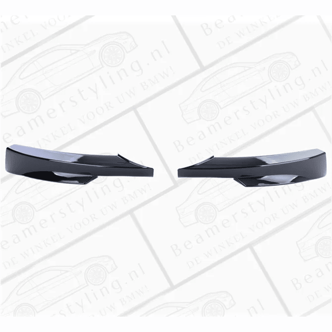 M Pakket Splitters Glanzend Zwart BMW E90 / E91 2008-2013 - Beamerstyling.nl