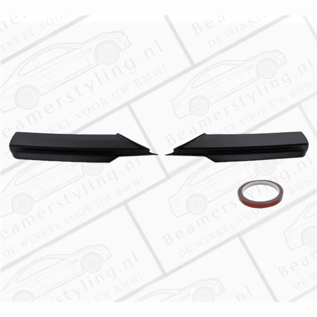 M Pakket Splitters Mat Zwart BMW E90 / E91 2005-2008 - Beamerstyling.nl