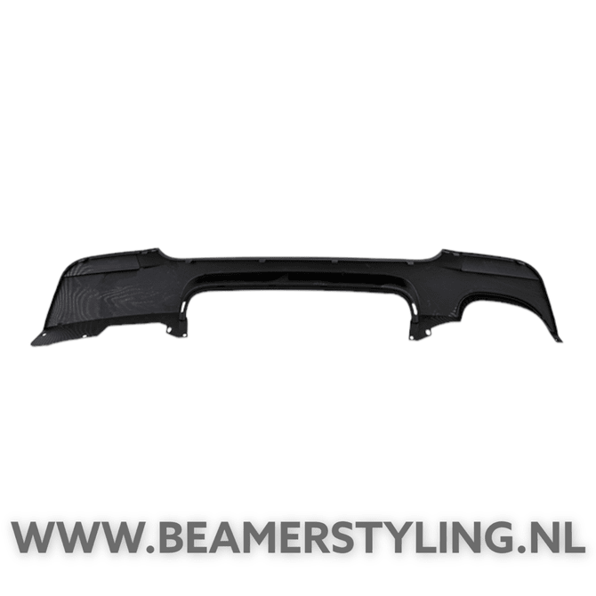 M Performance Look Diffuser Carbon Glans 2 Uitlaten Links BMW E92 / E93 - Beamerstyling.nl