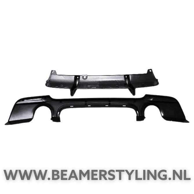 M Performance Look Diffuser Mat Zwart 335I BMW E92 / E93 - Beamerstyling.nl