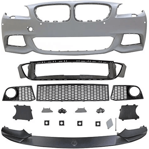 M Performance Look Voorbumper Met Front Lip BMW 5 Serie F10 / F11 2010-2013 - Beamerstyling.nl