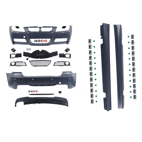 M Sport Look Pakket BMW 3 Serie E90 Sedan 2005-2008 — Met Parkeersensoren Voorbereiding - Beamerstyling.nl