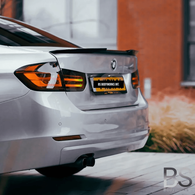 M4 Look Spoiler - BMW 3 Serie F30 Sedan - Hoogglans Zwart | 11-19 - Beamerstyling.nl