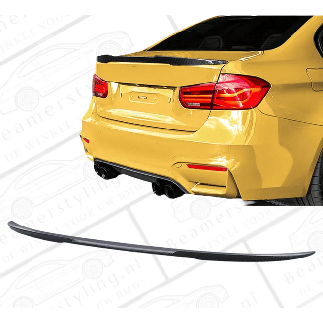 M4 Look Spoiler - BMW F30 & F80 - Carbon Look - Beamerstyling.nl