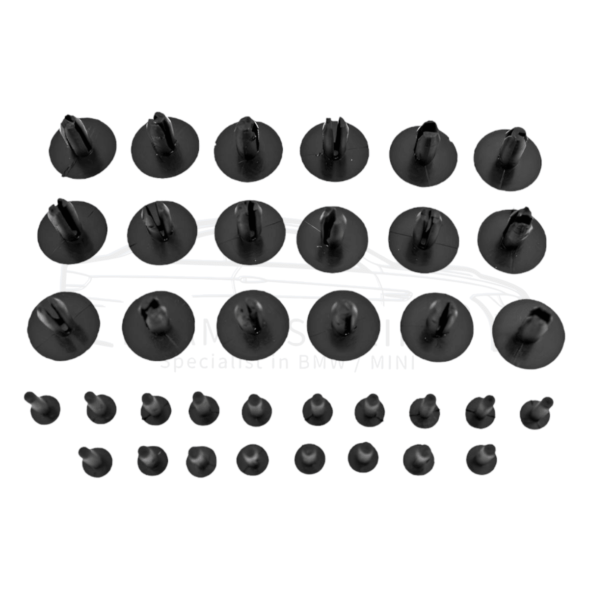 Montageset - Motorkap Isolatie - BMW F20 F21 F22 F23 F30 F31 F32 F33 F36 | 36 - Delig - Beamerstyling.nl