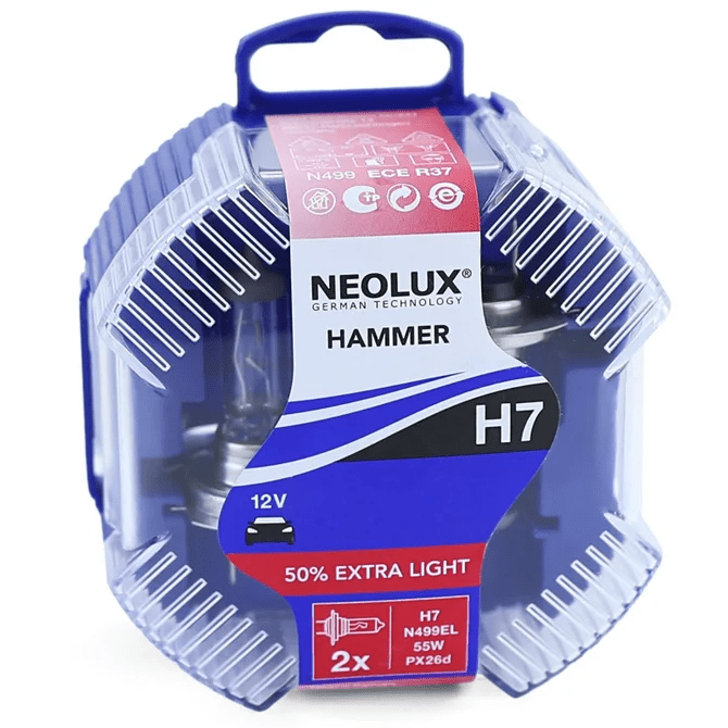 Neolux | 50% Extra Light | H7 Autolampen Set | 12V 55W - Beamerstyling.nl