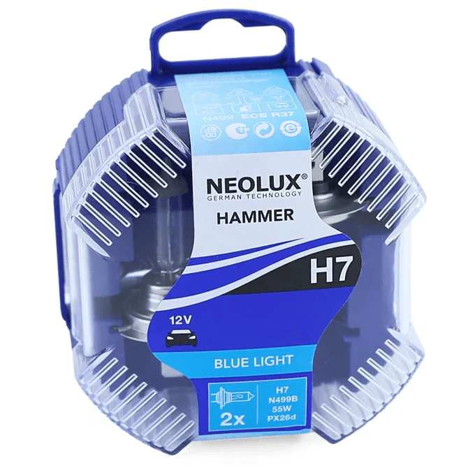 Neolux | Blue Light Xenon Look | H7 Autolampen Set | 4200K | 12V 55W - Beamerstyling.nl