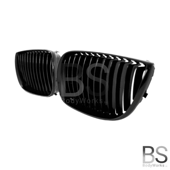 Nieren - BMW 1 Serie E87 & E81 - Hoogglans Zwart | Ook Voor M - Beamerstyling.nl
