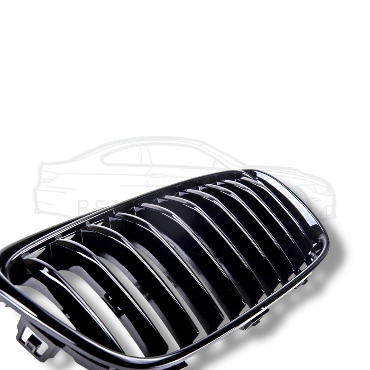 Nieren - BMW 2 Serie F45 / F46 - Hoogglans Zwart | 14 - 18 - Beamerstyling.nl