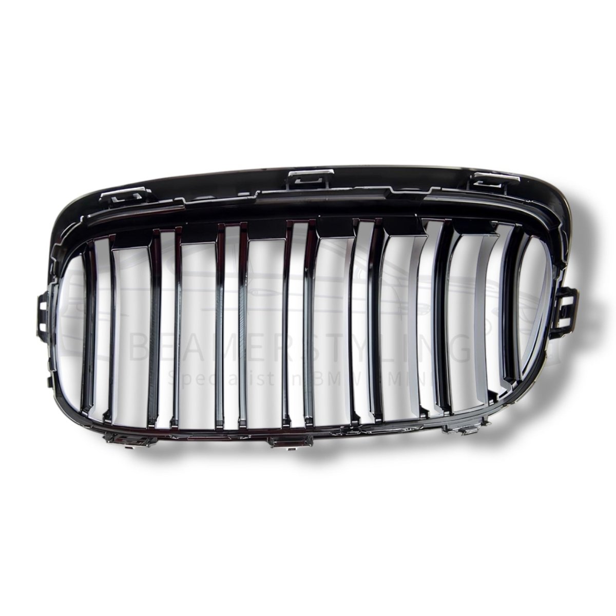 Nieren - BMW 2 Serie F45 / F46 - M Look - Hoogglans Zwart | 14 - 18 - Beamerstyling.nl