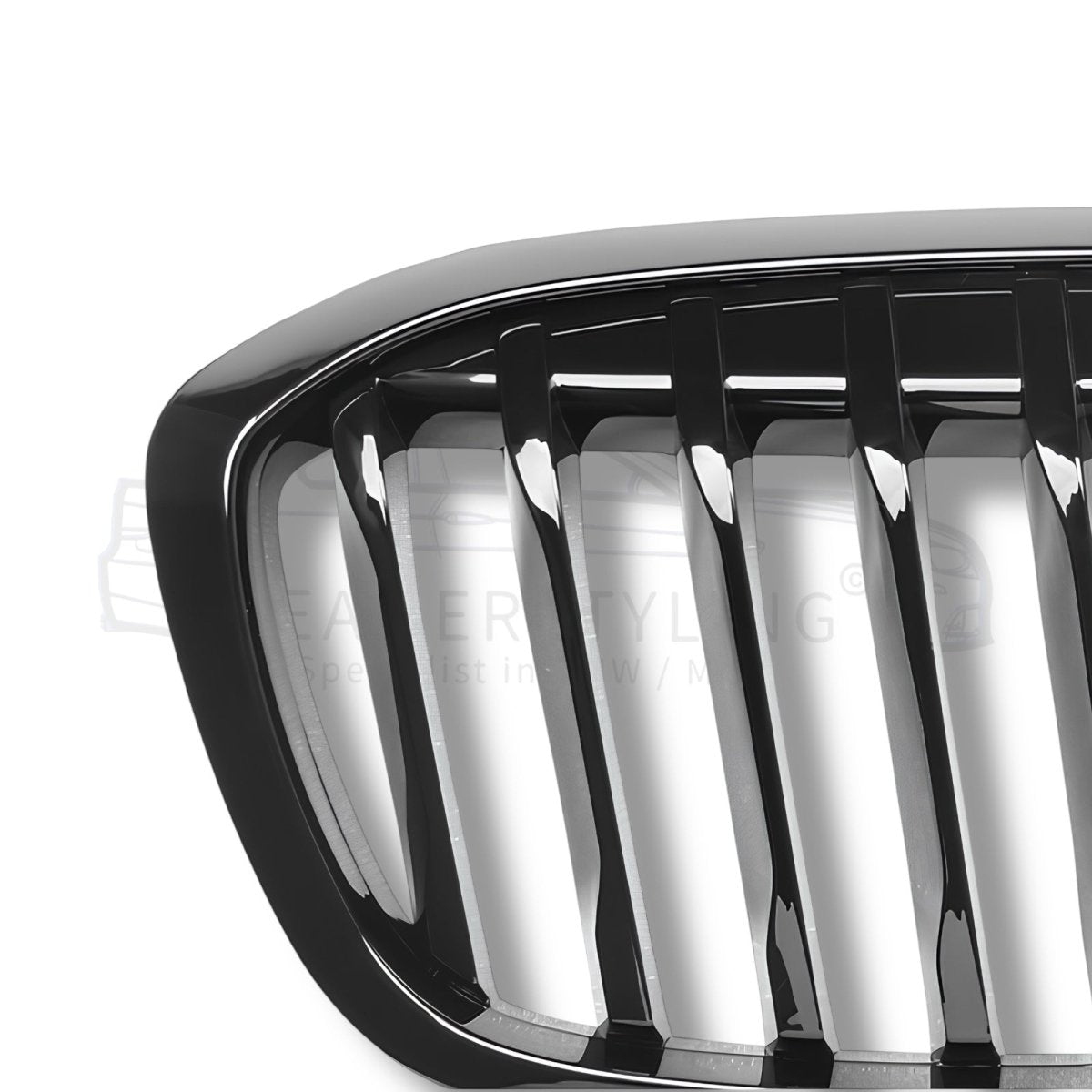 Nieren - BMW 2 Serie F45LCI / F46LCI - Hoogglans Zwart | 18 - 22 - Beamerstyling.nl