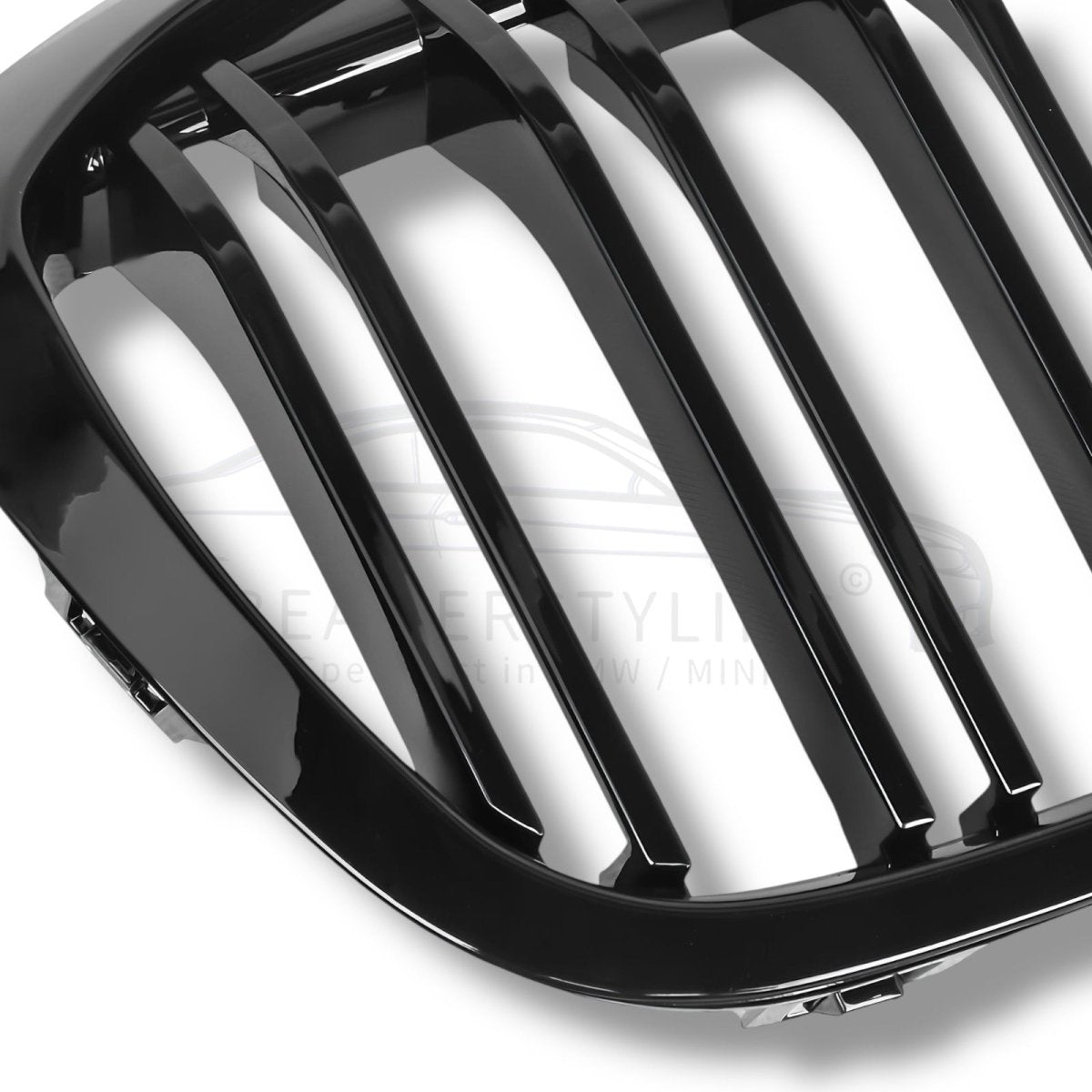 Nieren - BMW 2 Serie F45LCI / F46LCI - M Look - Hoogglans Zwart | 18 - 22 - Beamerstyling.nl