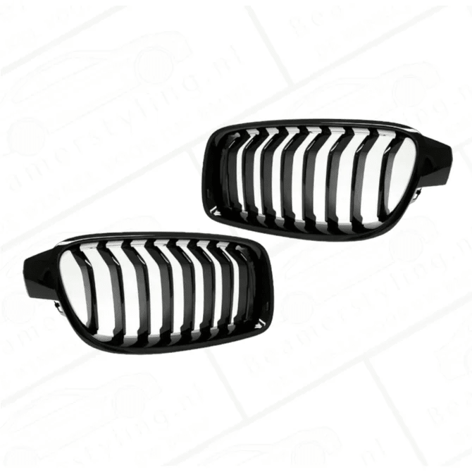 Nieren - BMW 3 Serie F30 / F31 - Glanzend Zwart - Beamerstyling.nl