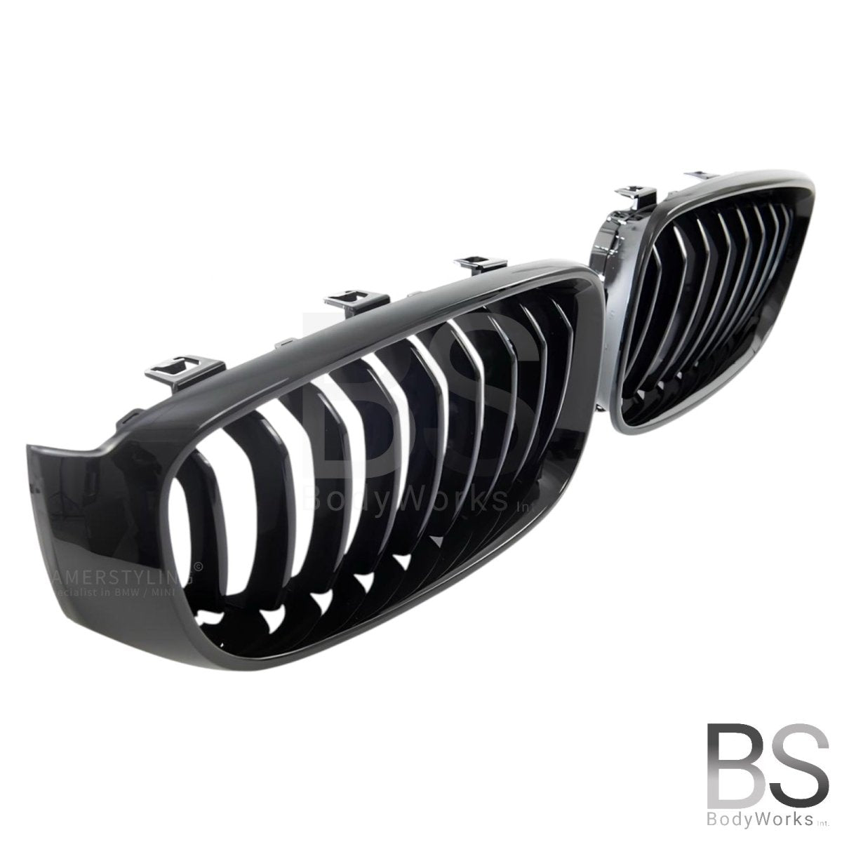 Nieren - BMW 3 Serie F34 Gran Turismo - Hoogglans Zwart | 13 - 19 - Beamerstyling.nl