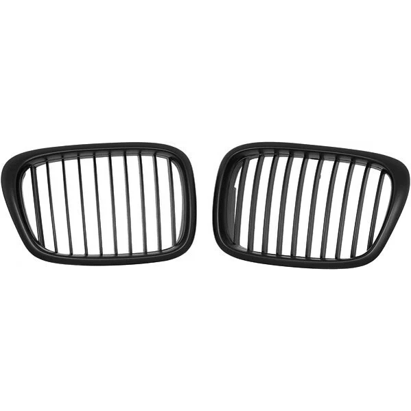 Nieren - BMW 5 Serie E39 - Mat Zwart | 95-03 - Beamerstyling.nl