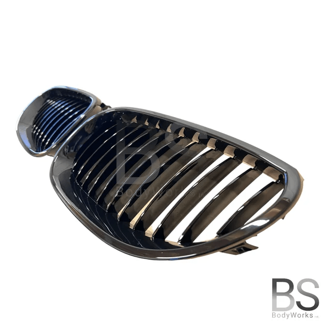 Nieren - BMW 5 Serie E60 / E61 - Hoogglans Zwart | 2003 - 2010 - Beamerstyling.nl