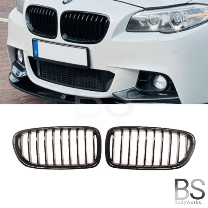 Nieren - BMW 5 Serie F10 / F11 - LCI Design - Hoogglans Zwart - Beamerstyling.nl