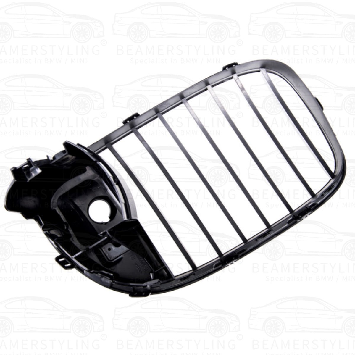 Nieren - BMW 7 Serie F01 / F02 LCI - Met Camera - Mat Zwart | 07/2012 - 2015 - Beamerstyling.nl