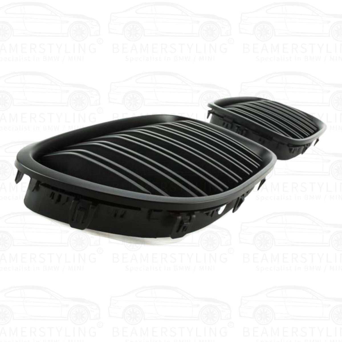 Nieren - BMW 7 Serie F01 / F02 - M Look - Mat Zwart | 2008 - 2015 - Beamerstyling.nl