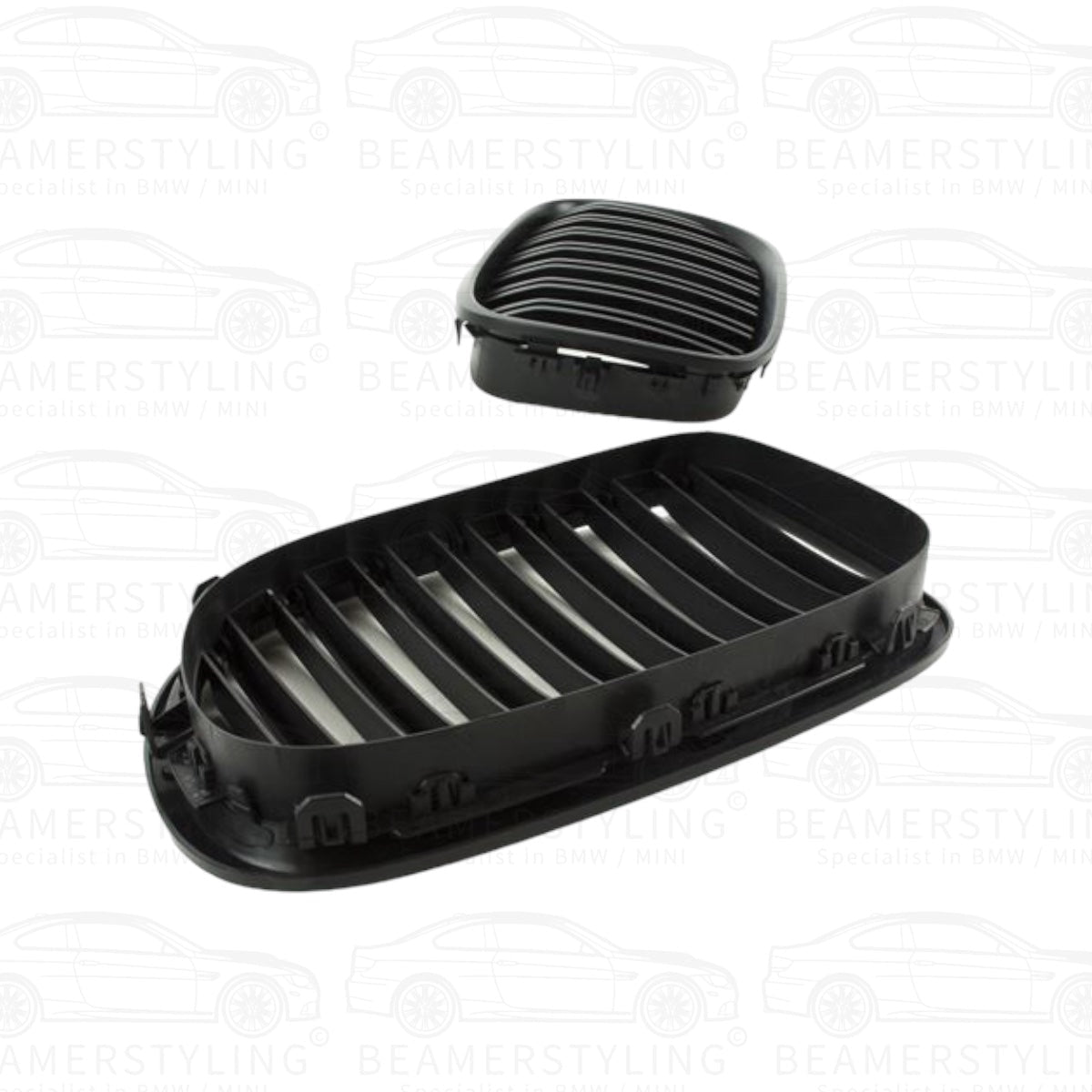 Nieren - BMW 7 Serie F01 / F02 - M Look - Mat Zwart | 2008 - 2015 - Beamerstyling.nl