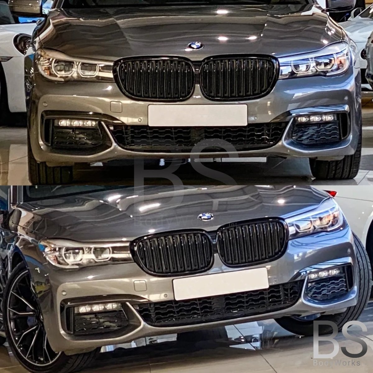 Nieren - BMW 7 Serie G11 / G12 - Hoogglans Zwart | 2015 - 02/2019 - Beamerstyling.nl