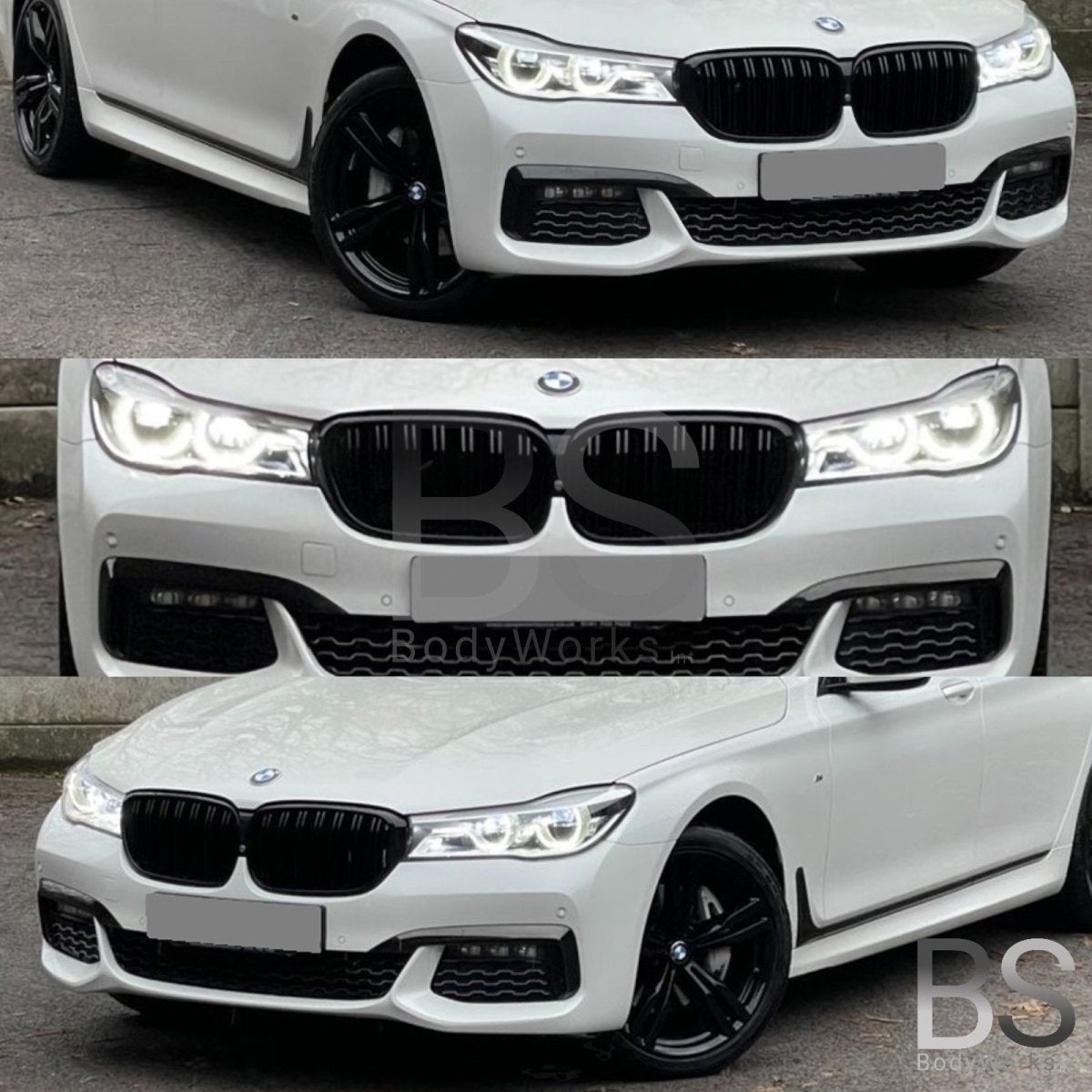 Nieren - BMW 7 Serie G11 / G12 - M Look - Hoogglans Zwart | 2015 - 02/2019 - Beamerstyling.nl