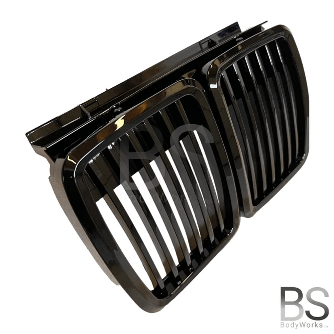 Nieren - BMW E30 - Hoogglans Zwart | 1982 - 1994 - Beamerstyling.nl