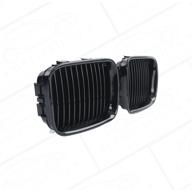 Nieren - BMW E36 - Hoogglans Zwart | 1991-1996 - Beamerstyling.nl