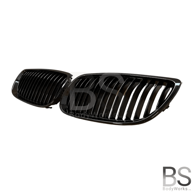 Nieren - BMW E92 / E93 - Hoogglans Zwart | 2006 - 2010 - Beamerstyling.nl