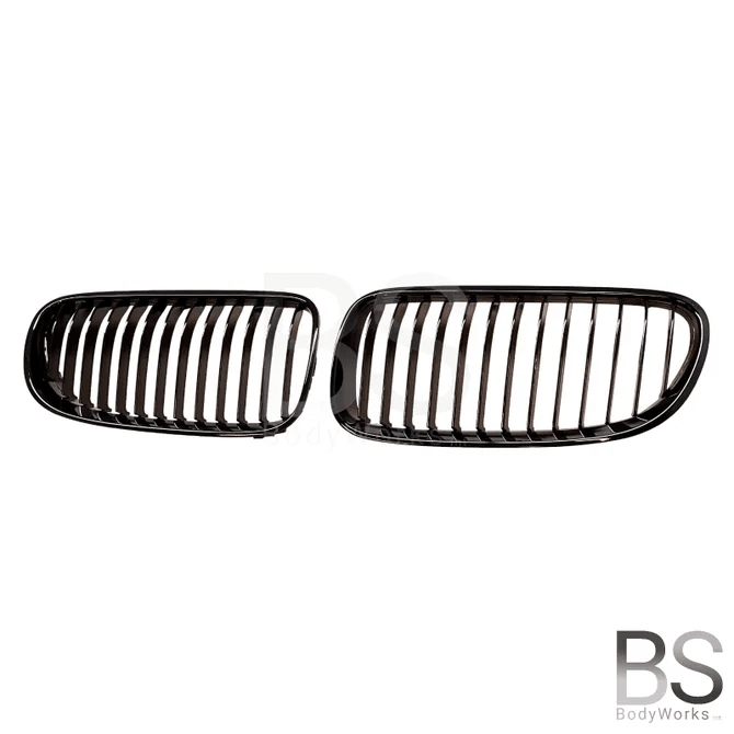Nieren - BMW E92 / E93 - Hoogglans Zwart | 2010 - 2013 - Beamerstyling.nl