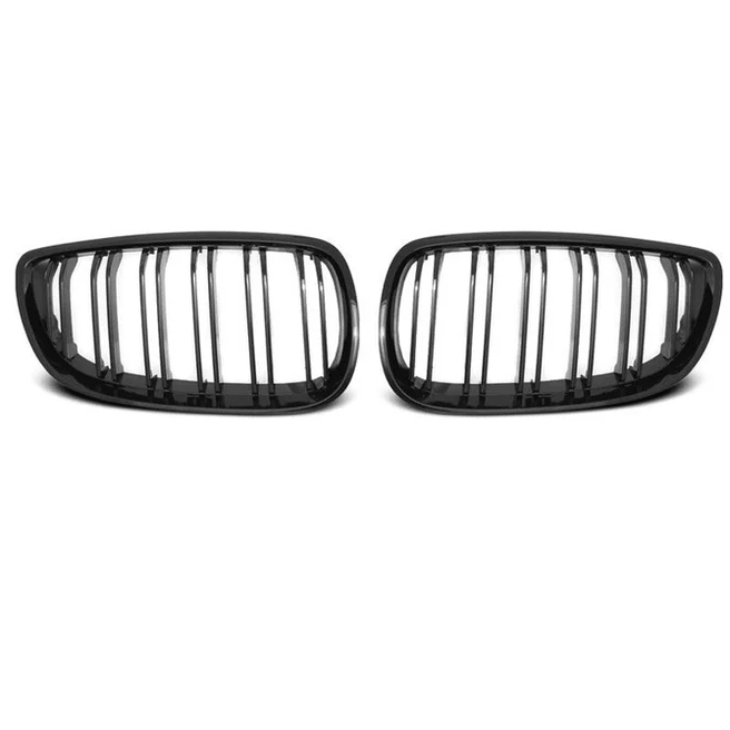 Nieren - BMW E92 / E93 - Hoogglans Zwart - M Look | 2006-2010 - Beamerstyling.nl