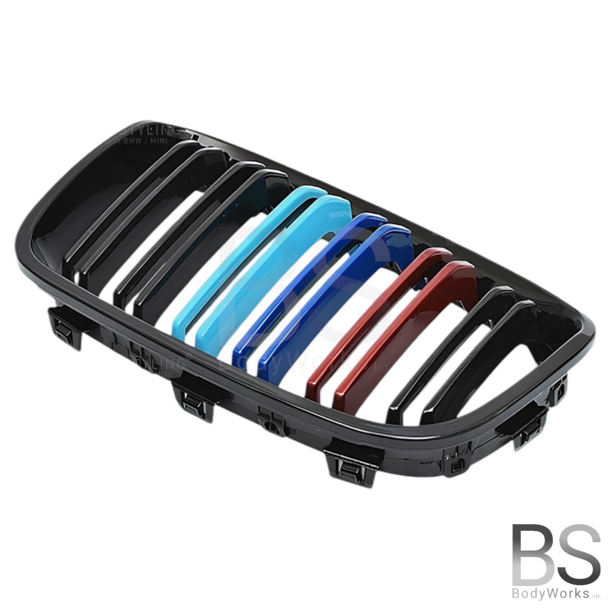 Nieren - BMW F20 / F21 - Hoogglans Zwart - M Kleuren | 2011-2015 - Beamerstyling.nl