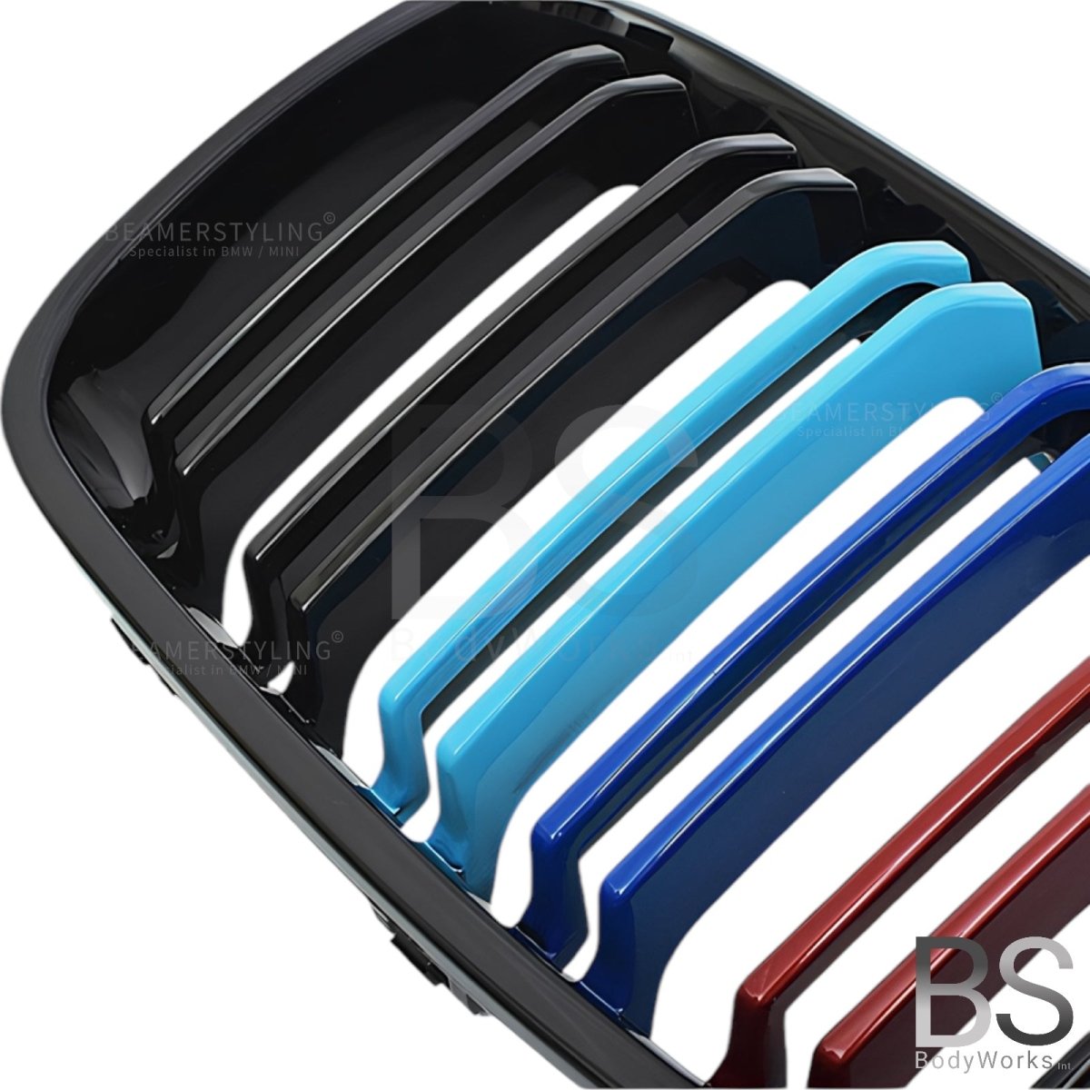 Nieren - BMW F20 / F21 - Hoogglans Zwart - M Kleuren | 2011-2015 - Beamerstyling.nl