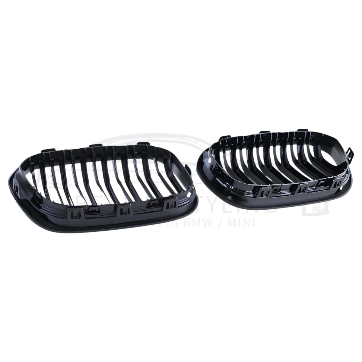 Nieren - BMW F20LCI / F21LCI - M Optiek - Hoogglans Zwart | 2015-2019 - Beamerstyling.nl