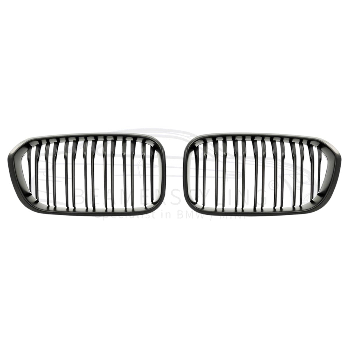 Nieren - BMW F20LCI / F21LCI - M Optiek - Mat Zwart | 2015 - 2019 - Beamerstyling.nl