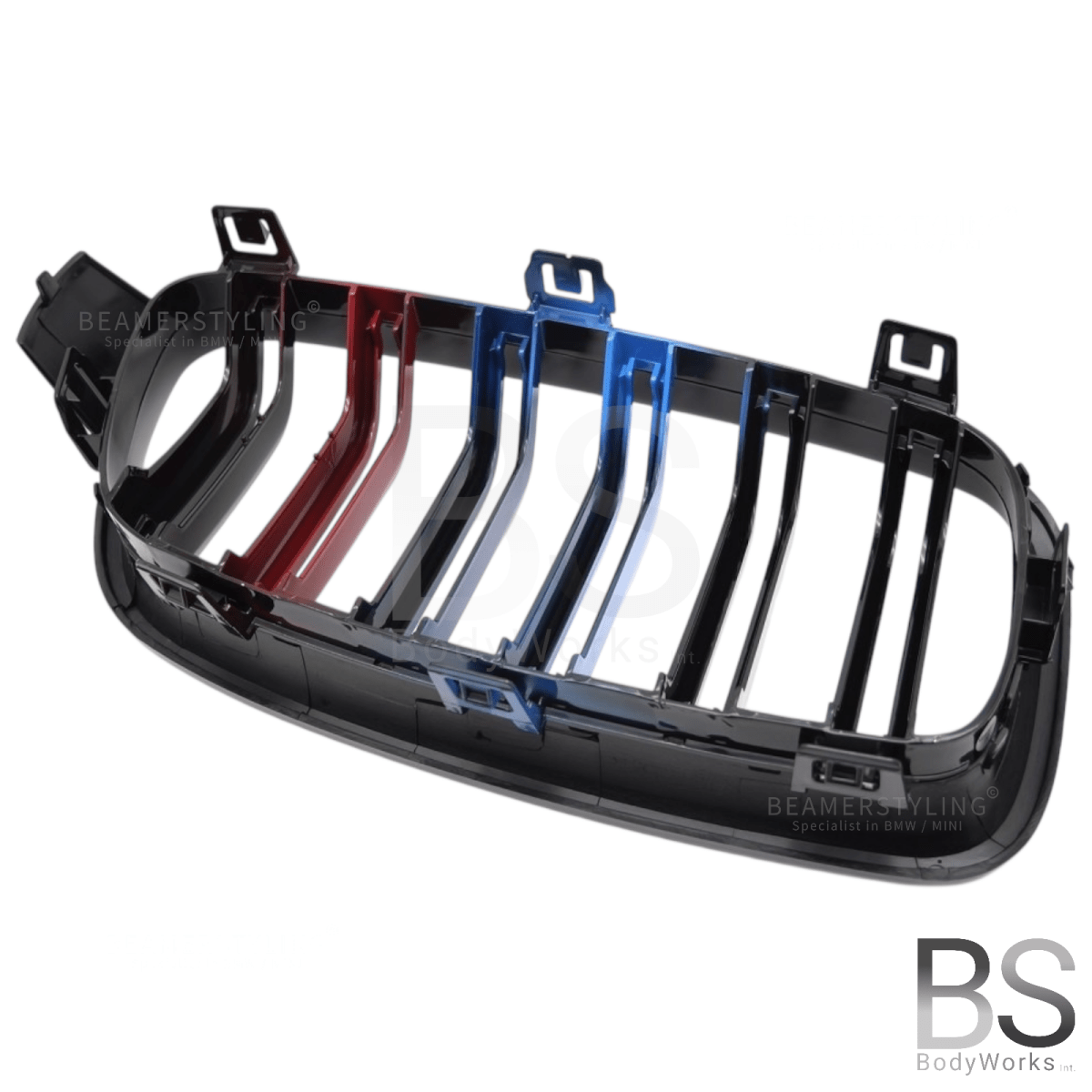 Nieren - BMW F30 / F31 - M Kleuren - Hoogglans Zwart | 2012 - 2019 - Beamerstyling.nl