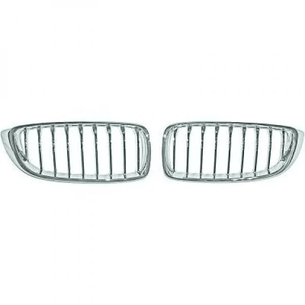 Nieren - BMW F32 / F33 / F36 - Chroom - Enkele Spijlen - Beamerstyling.nl